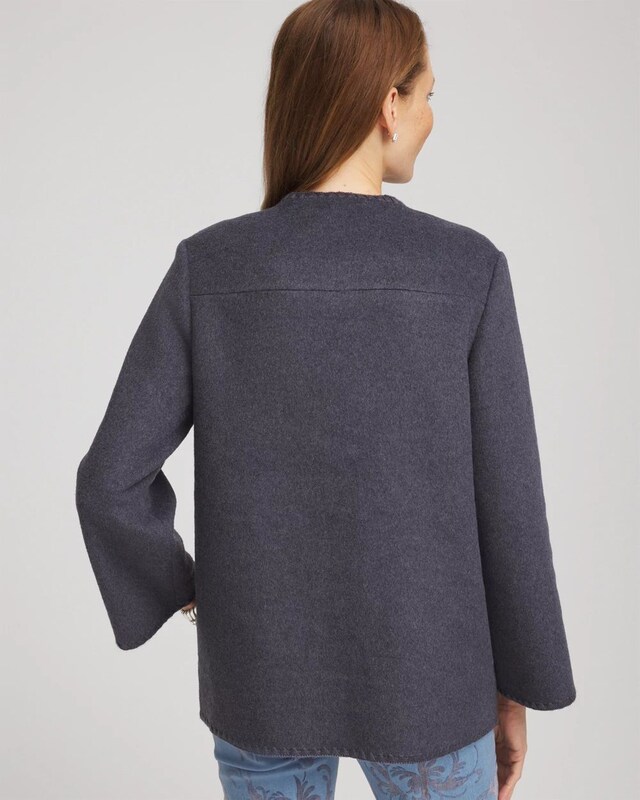 Wool Scarf Jacket - image 3